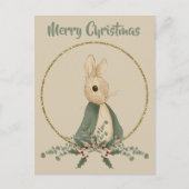 Rabbit Peter christmas Briefkaart (Voorkant)