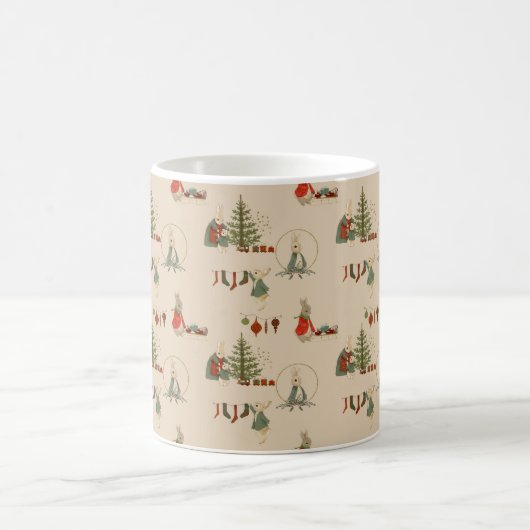 Rabbit Peter Christmas Coffee Mug (Centre)