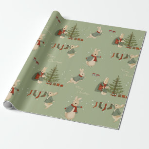 Rabbit Peter christmas Wrapping Paper Cadeaupapier