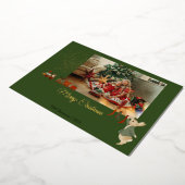 Rabbit Peter Kerstmas Holiday Card Folie Feestdagenkaart (Gedraaid)