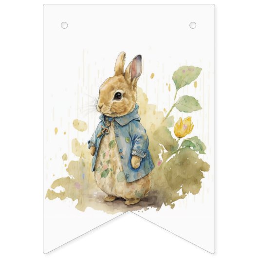Rabbit Peter Party Bunting drapeaux (Premier drapeau)