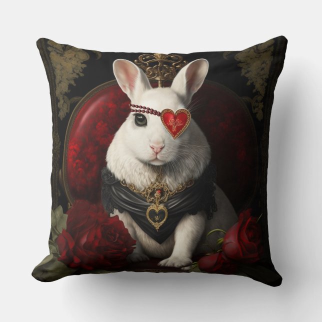 Rabbit Pillow Fantasy Pillow Valentijn Rabbit Kussen (Voorkant)