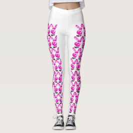 rabbit pink leggings