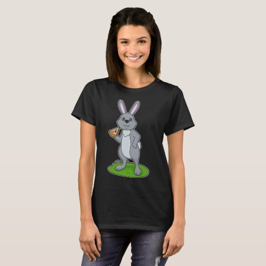 Rabbit Pizzeria Pizza T-shirt (Voorkant volledig)