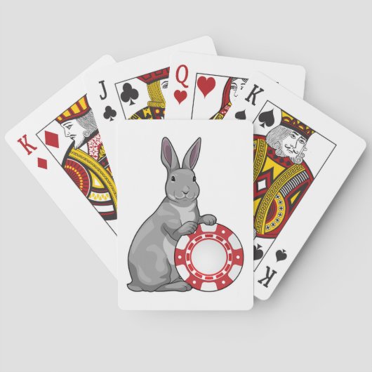 Rabbit Poker Poker chips Pokerkaarten (Achterkant)