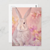 Rabbit Portrait 083 Briefkaart (Voorkant / Achterkant)