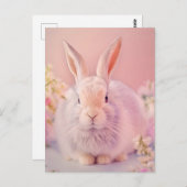 Rabbit Portrait 084 Briefkaart (Voorkant / Achterkant)