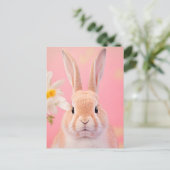Rabbit Portrait 088 Briefkaart (Staand voorkant)