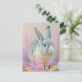Rabbit Portrait 107 Briefkaart (Staand voorkant)