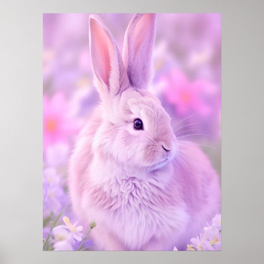 Rabbit Portrait 114 Poster (Voorkant)