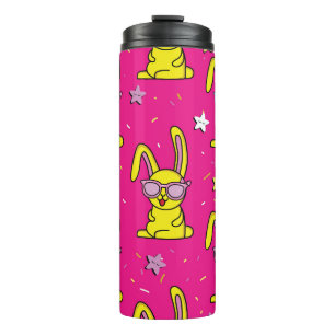 Rabbit Rave: Kinderen patroonverrukking Thermosbeker