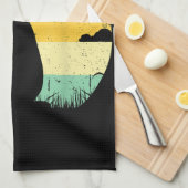 Rabbit Retro  80s Style Bunny Lover Theedoek (Quarter Fold)