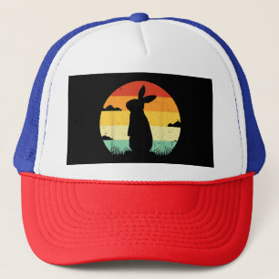 Rabbit Retro 80s Style Bunny Lover Trucker Pet