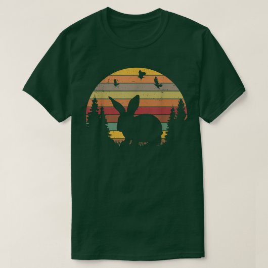 Rabbit Retro Rabbit  T-Shirt (Design voorkant)
