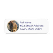 Rabbit Return Address Label (Voorkant)