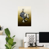 Rabbit-Rhino Poster (Thuiskantoor)
