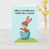 Rabbit Riddle Fun Day Card Kaart (Gele Bloem)
