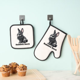 Rabbit Rock Ovenwant & Pannenlap Set