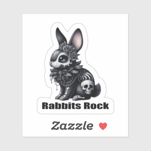 Rabbit Rock Sticker (Vel)