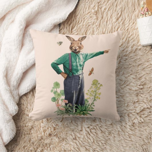 Rabbit Scarecrow Kussen (Deken)