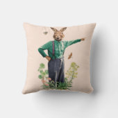 Rabbit Scarecrow Kussen (Achterkant)