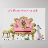 Rabbit Shenanigans Poster (Voorkant)