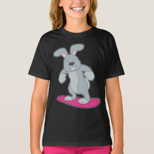 Rabbit Snowboard Winter Sport T-shirt
