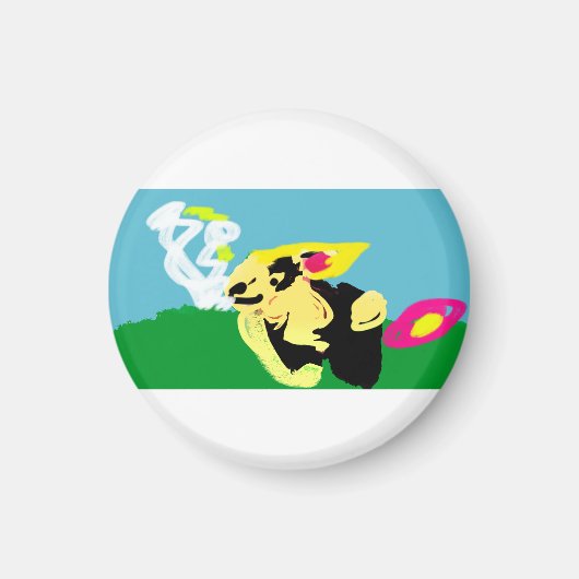 Rabbit spring magneet (Voorkant)