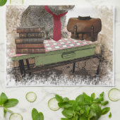 rabbit theedoek (Gevouwen)