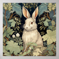 Rabbit Wall Art Faune Poster animal