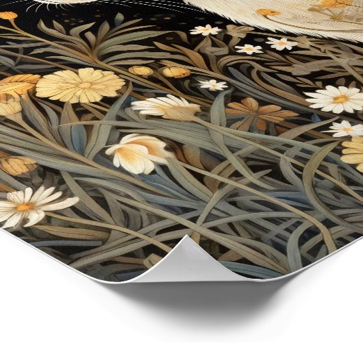 Rabbit Wall Art Faune Poster animal (Coin)