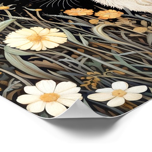 Rabbit Wall Art Faune Poster animal (Coin)