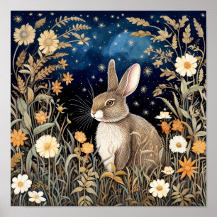 Rabbit Wall Art Faune Poster animal