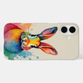 Rabbit Waterverf kunstwerk Case-Mate iPhone Case (Achterkant (horizontaal))