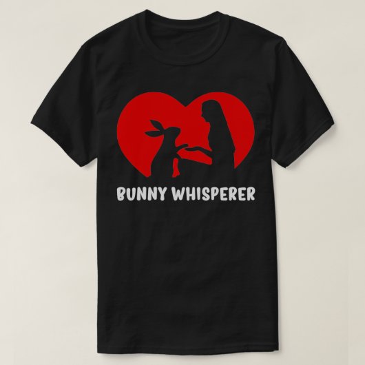 Rabbit Whisperer Bunny Mam Bunny Whisperer T-shirt (Design voorkant)