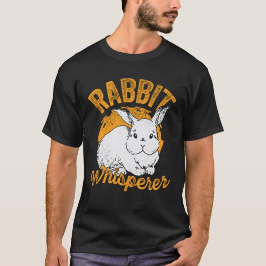 Rabbit Whisperer Dierenvriend Gift T-shirt (Voorkant)