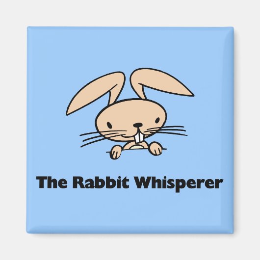 Rabbit Whisperer Magneet (Voorkant)
