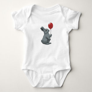 Rabbit with Balloon Romper