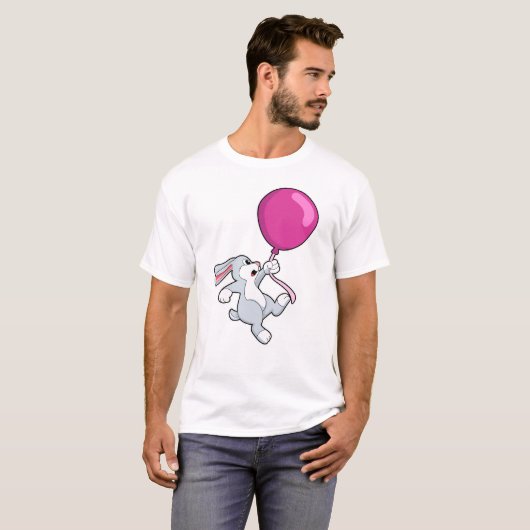 Rabbit with Balloon T-shirt (Voorkant volledig)