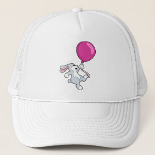 Rabbit with Balloon Trucker Pet