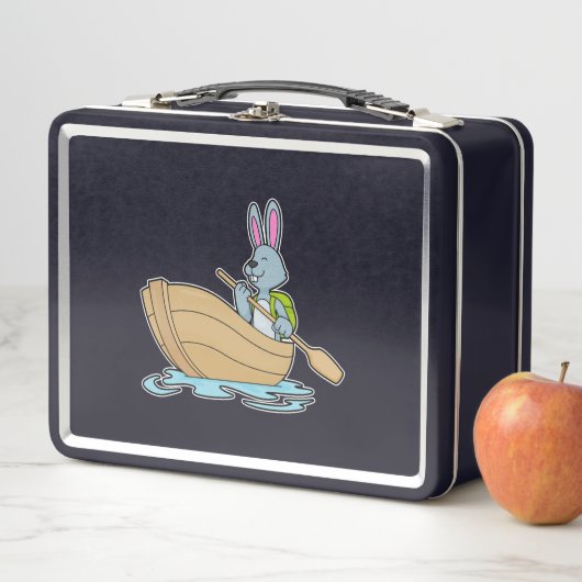 Rabbit with Boat & Paddle (In situ)