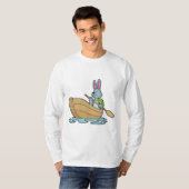 Rabbit with Boat & Paddle T-shirt (Voorkant volledig)