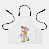 Rabbit with Roller skates Schort (Voorkant)