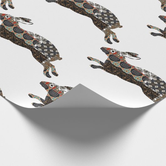 Rabbit Wrapping Paper Cadeaupapier (Hoek)