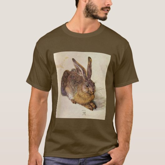 RABBIT (Young Hare) van Albrecht Durer T-shirt (Voorkant)