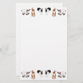 Rabbits Galore Stationery Briefpapier (Voorkant / Achterkant)