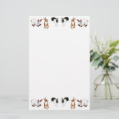 Rabbits Galore Stationery Briefpapier (Staand voorkant)