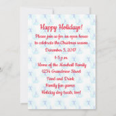 Rabbits Noël Holiday Open House Invitation (Dos)