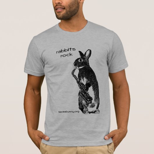 Rabbits Rock T-shirt (Voorkant)
