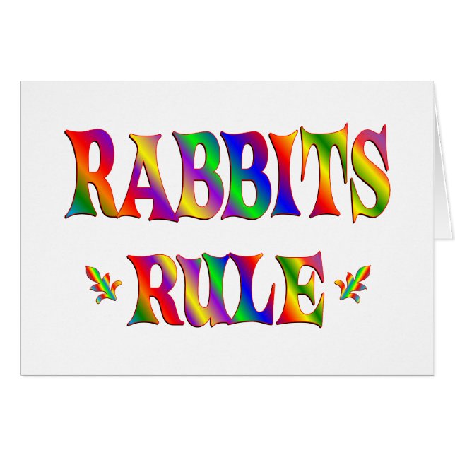 RABBITS RULE (Voorkant Horizontaal)